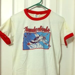 1980’s Vintage M THUNDER BIRDS tee shirt!!!